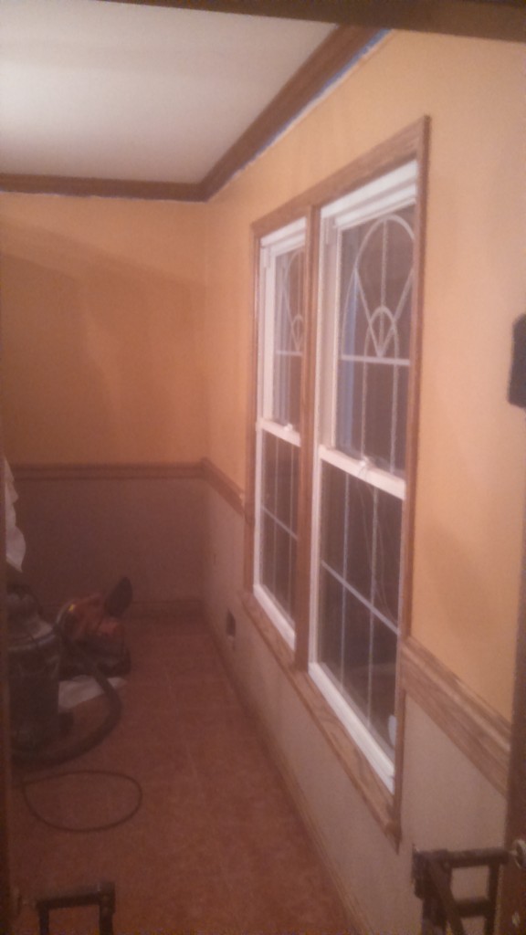 Custom wall paneling prep 2