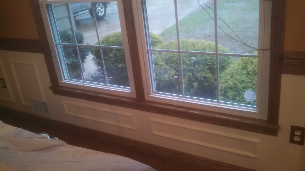 Custom wall paneling 2