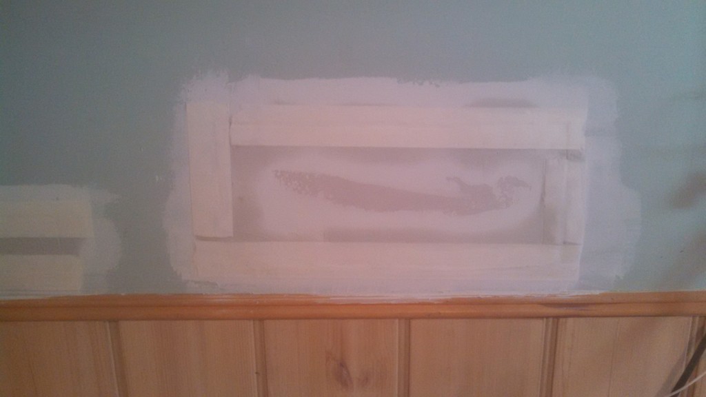 Repair burst pipe wall