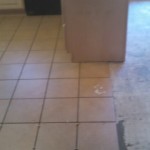 Kitchen tile installation