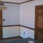 New Door complimenting new Bead Board and Molding