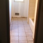 Full bathroom floor tile