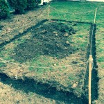 Dug a trench around perimeter