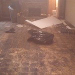 More vinyl floor removed