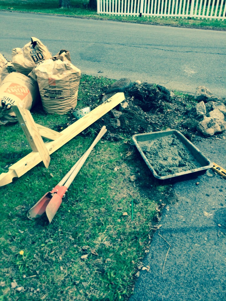Preparing to install a new mailbox